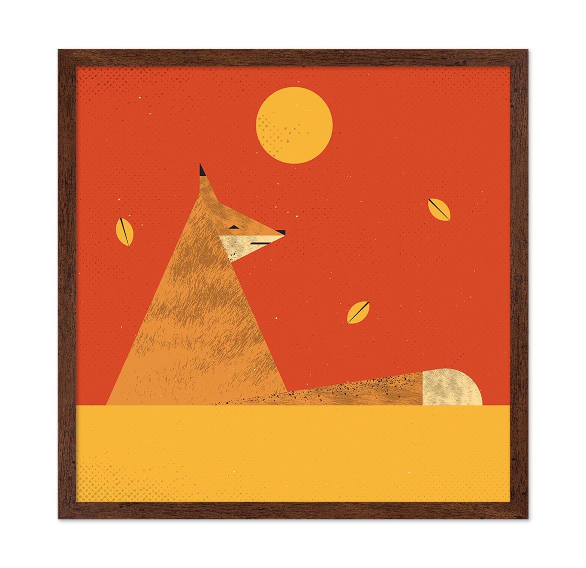 Fox In Autumn Sun