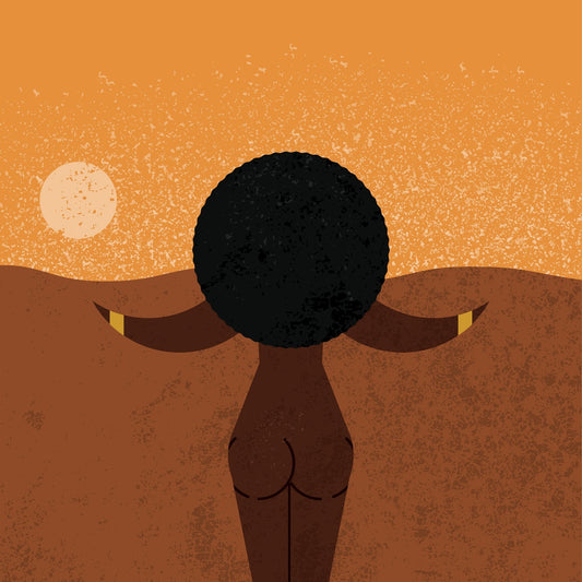 Desert Sunset Silhouette
