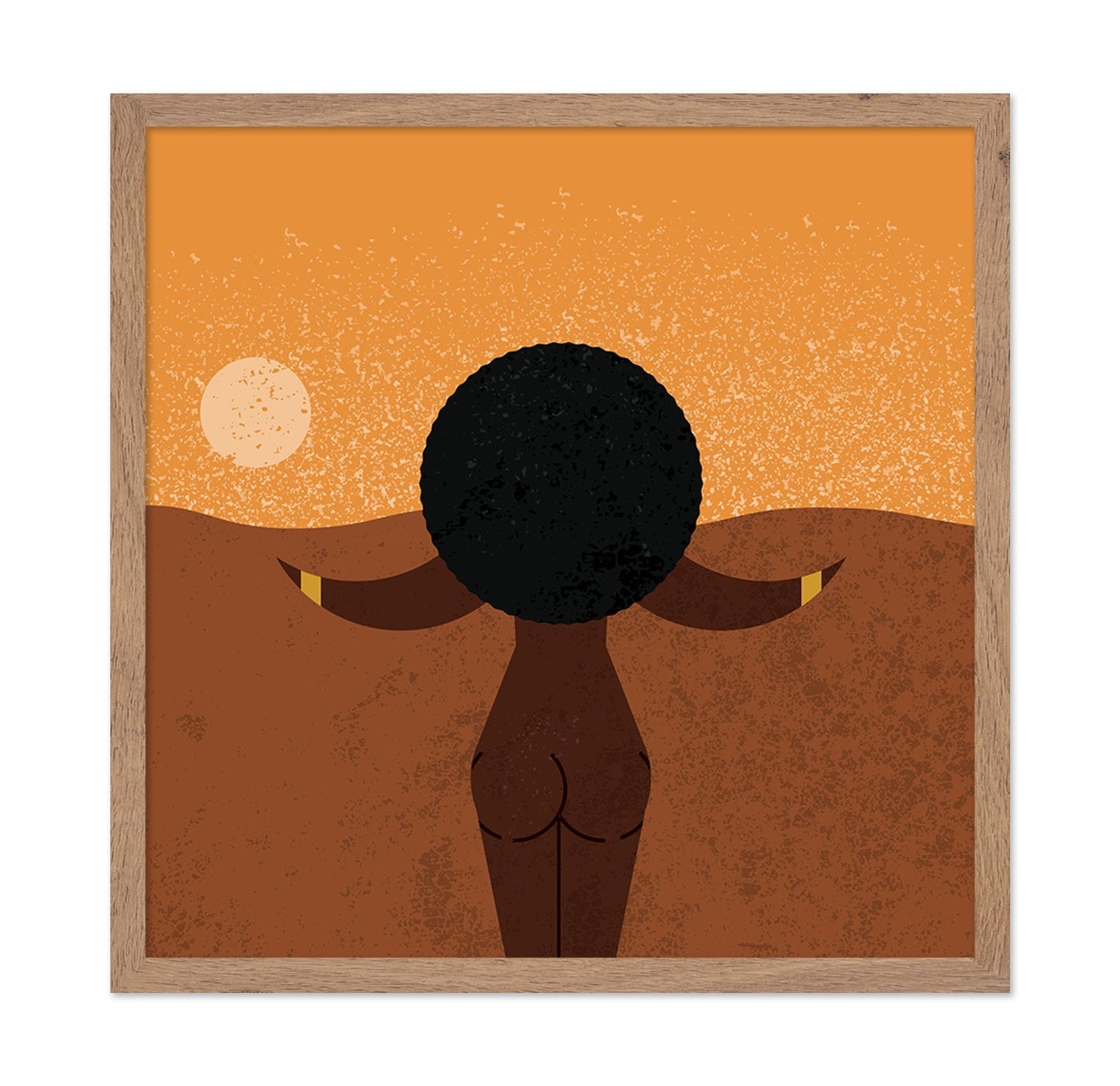 Desert Sunset Silhouette