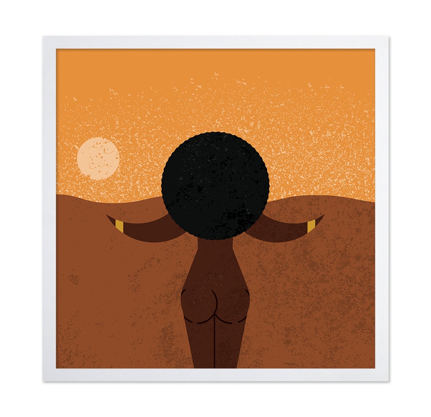 Desert Sunset Silhouette