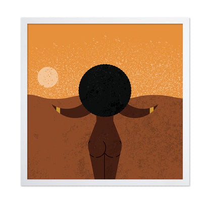 Desert Sunset Silhouette