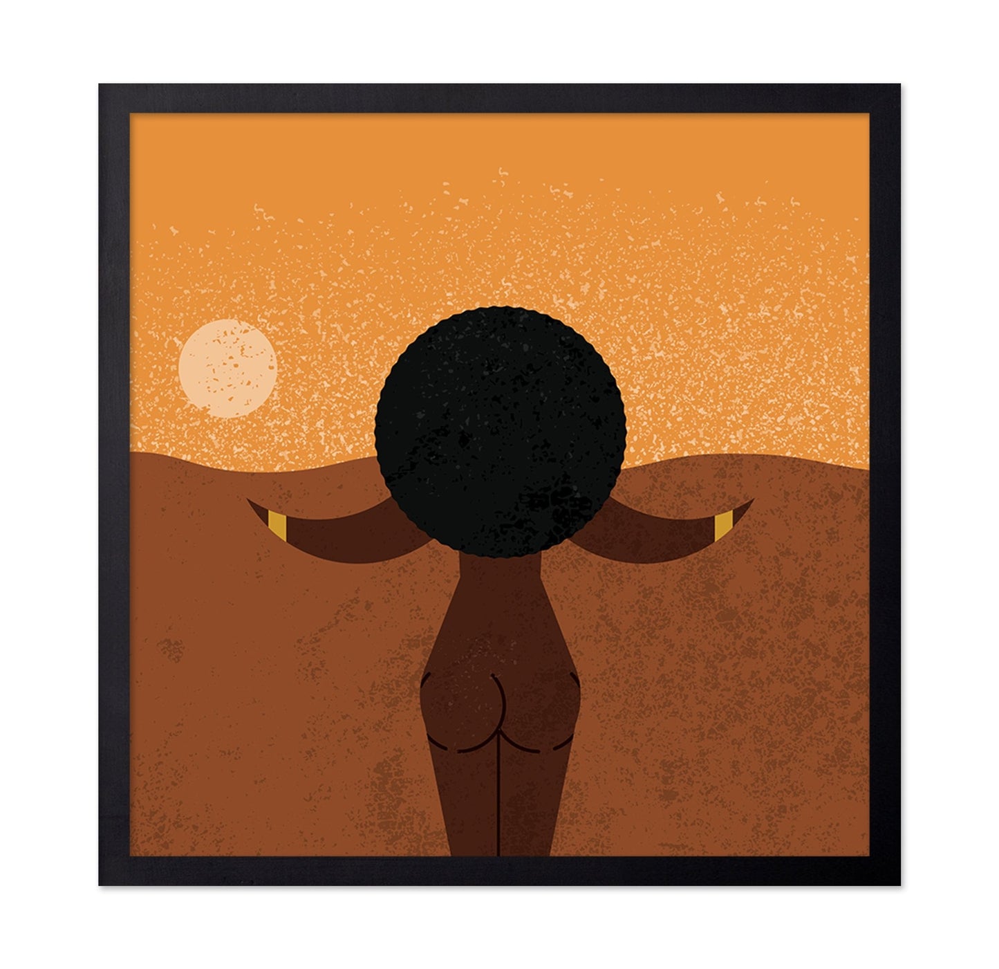 Desert Sunset Silhouette