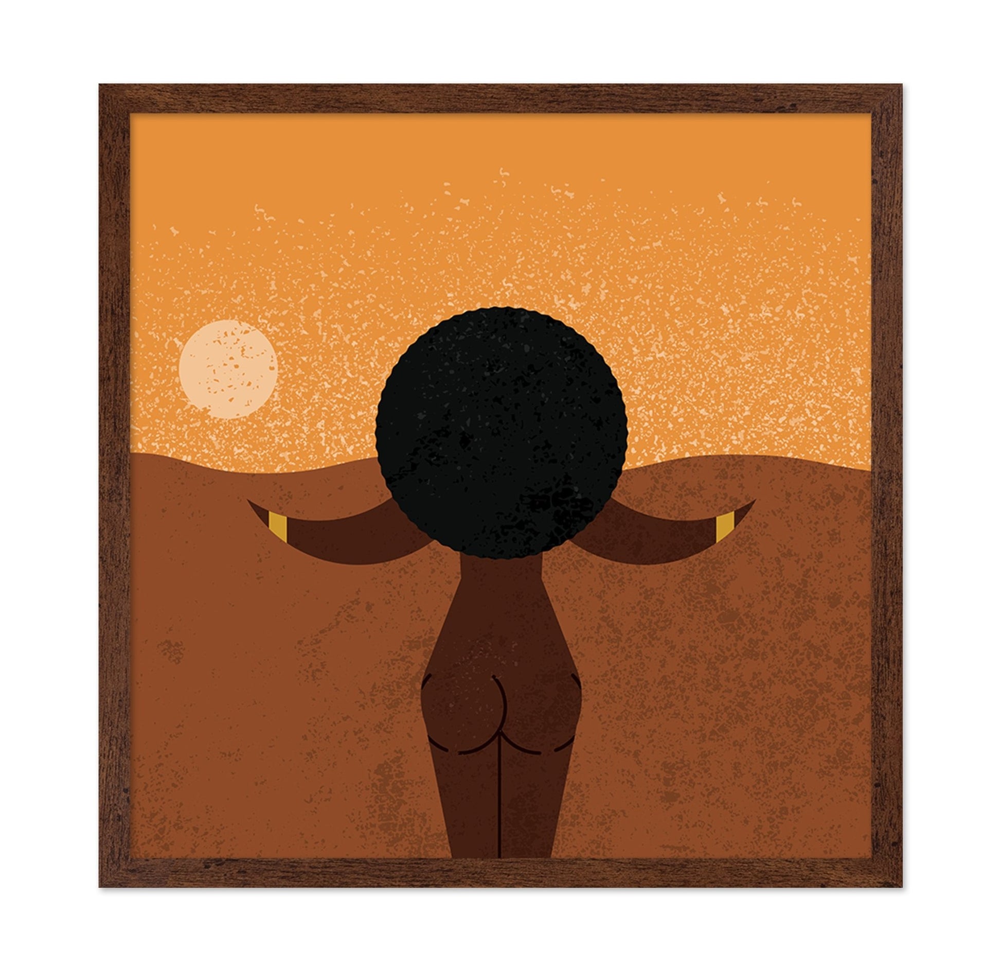 Desert Sunset Silhouette