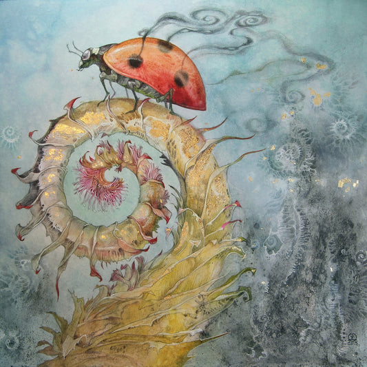 Ladybug Spiral Bloom