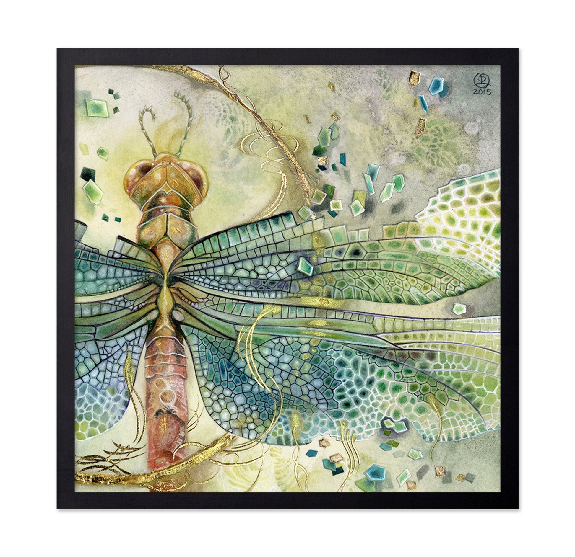 Mosaic Dragonfly Wing