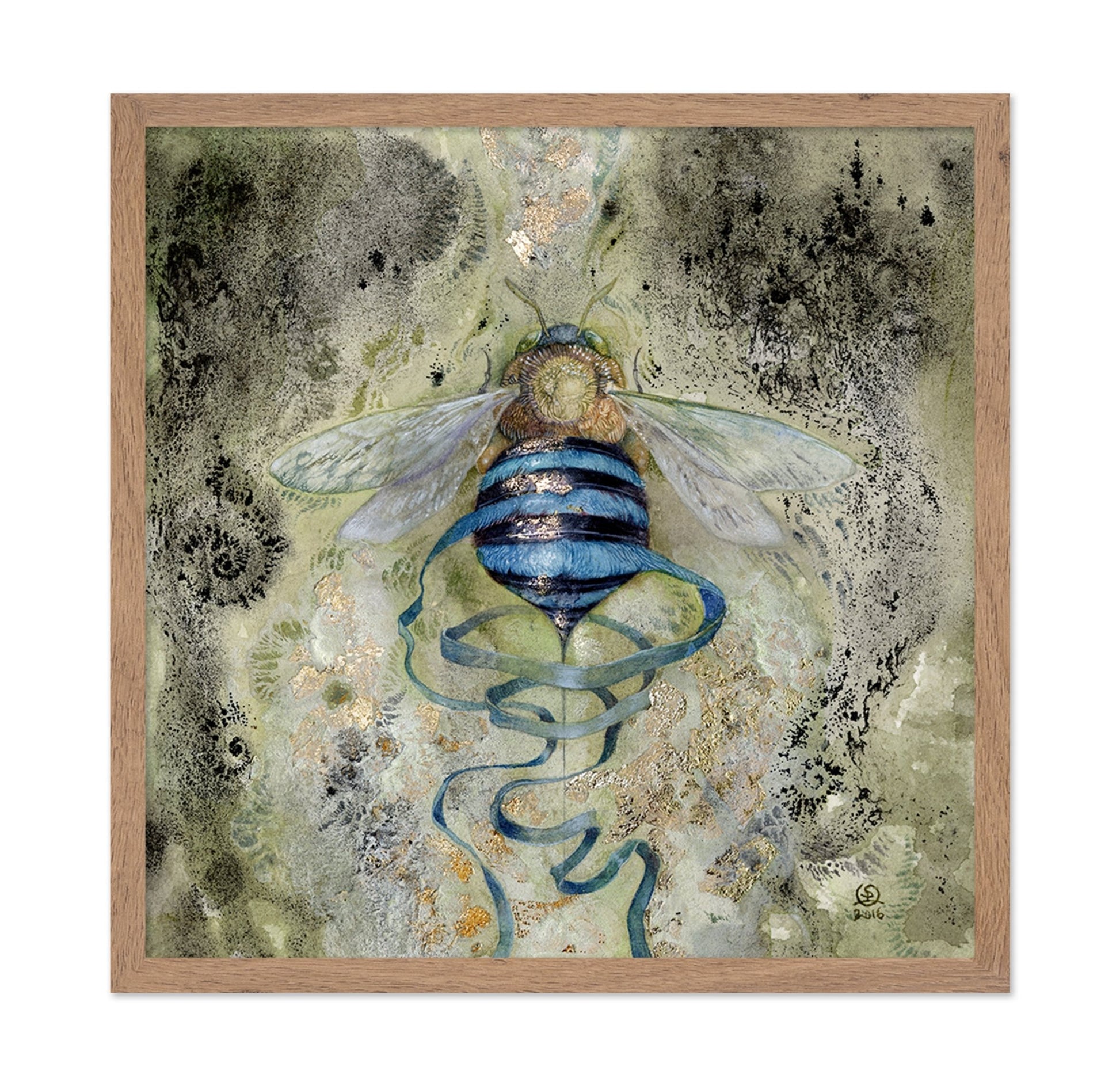 Blue Bee Spiral