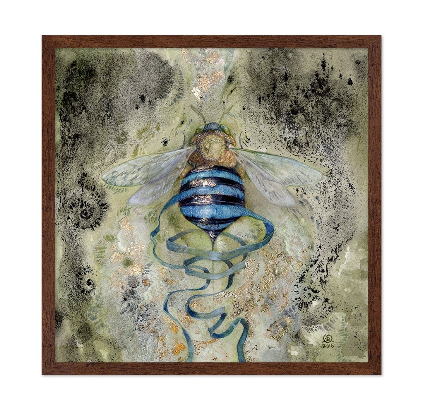 Blue Bee Spiral