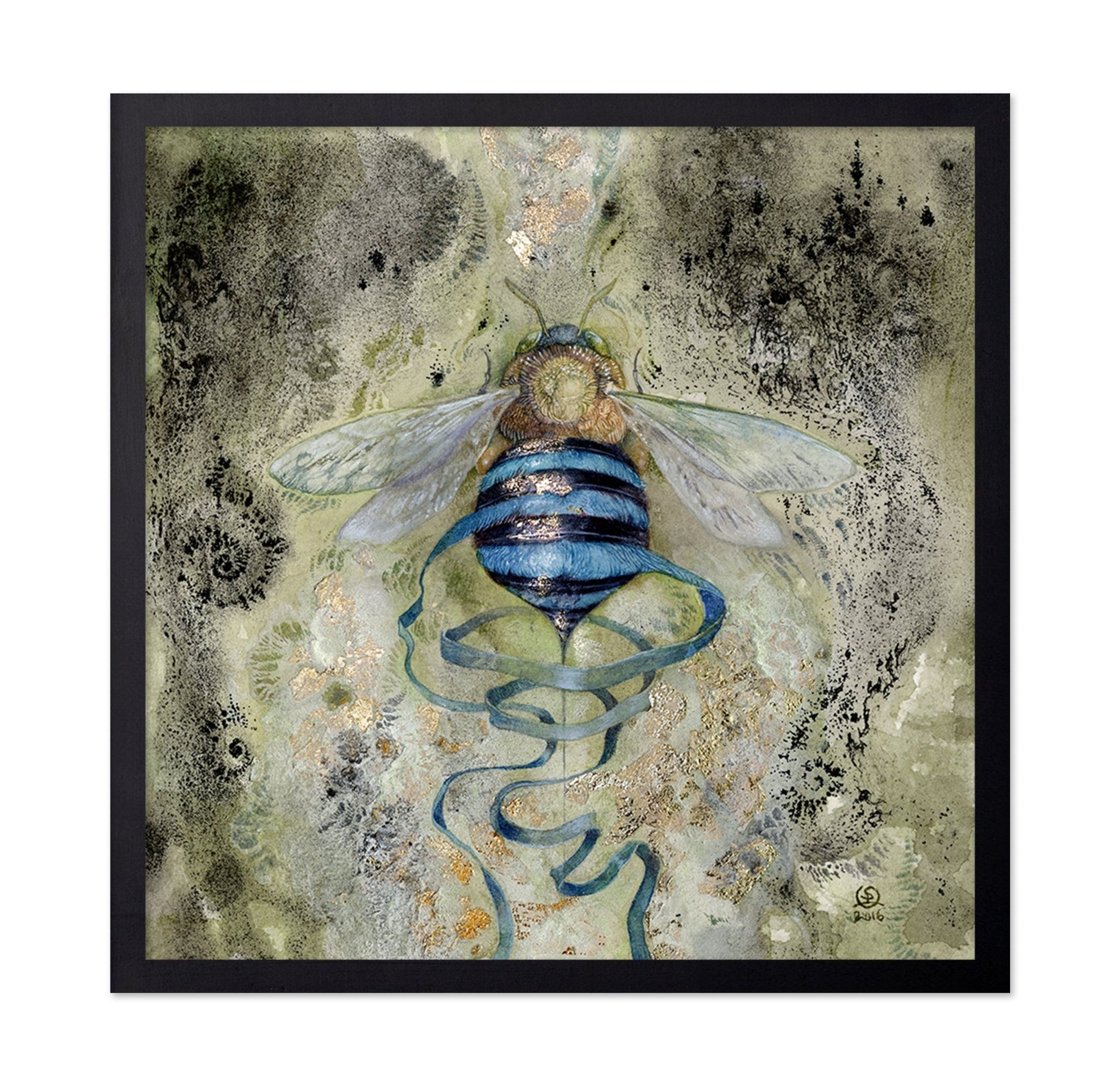 Blue Bee Spiral