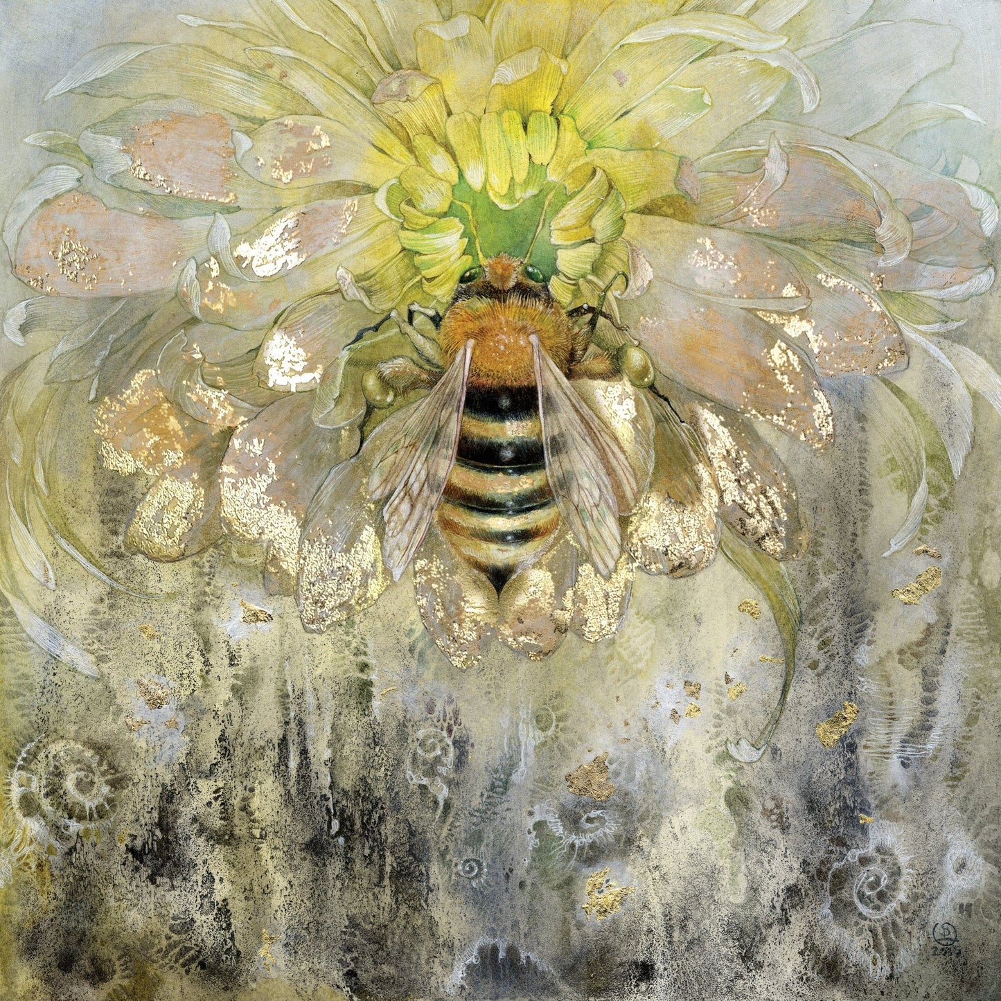 Golden Bee Bloom