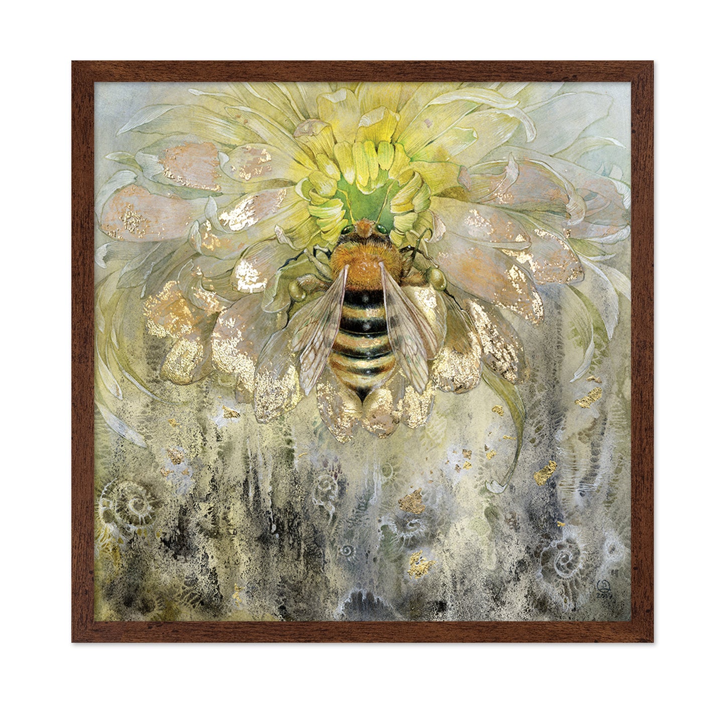Golden Bee Bloom