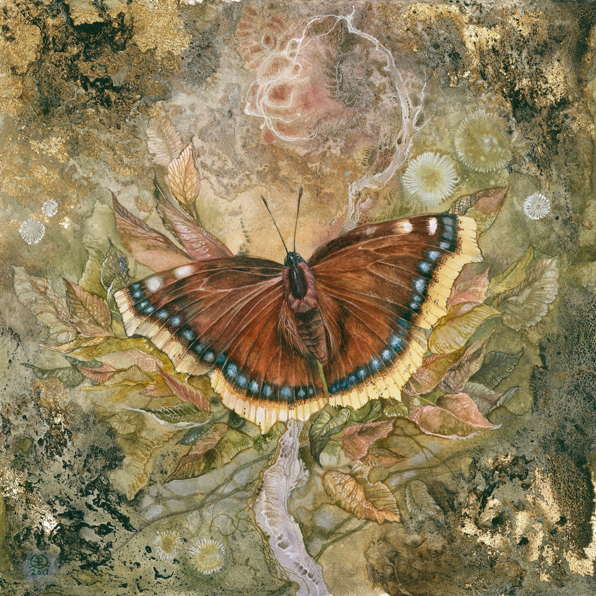 Golden Butterfly Bloom