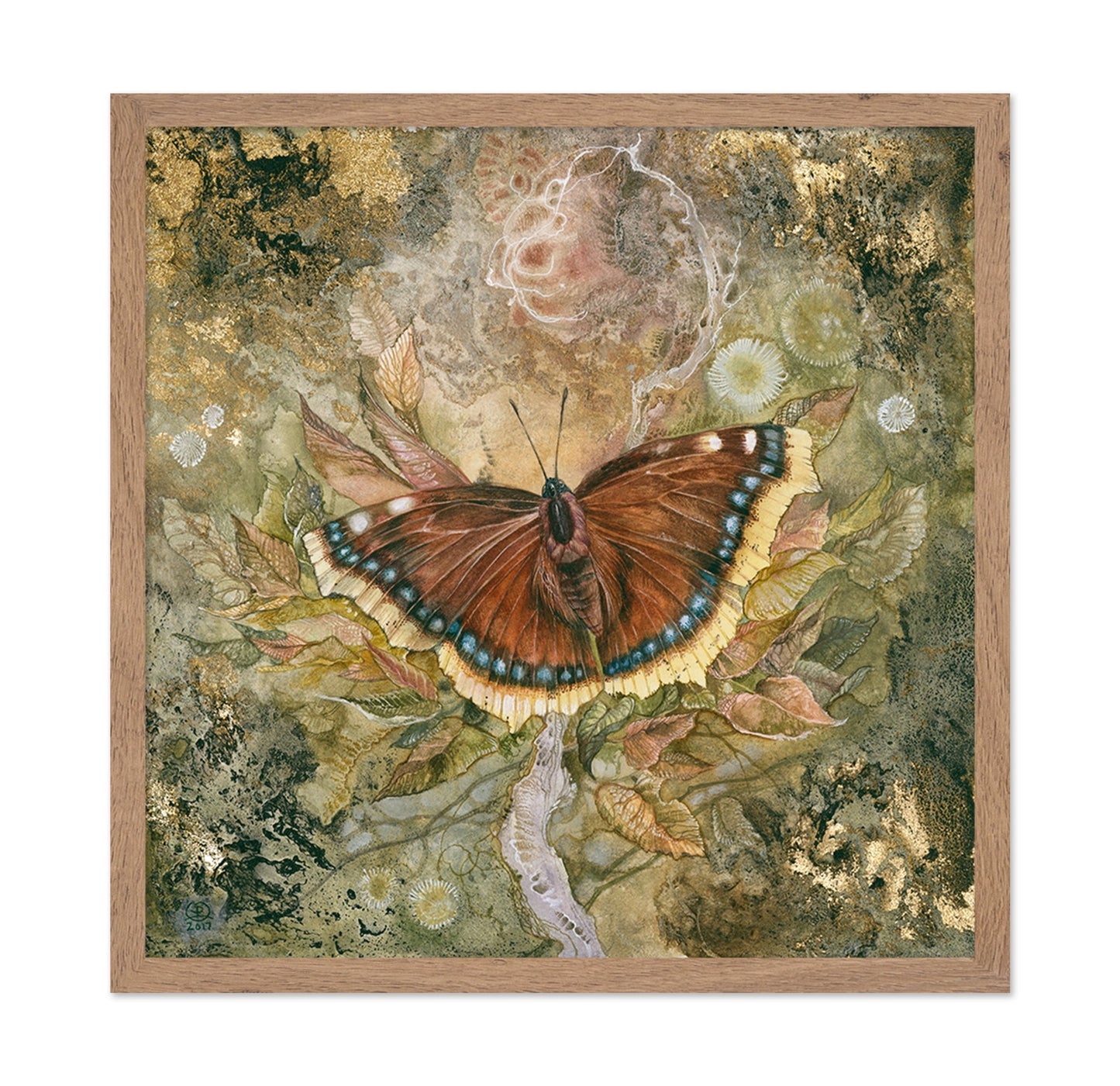 Golden Butterfly Bloom