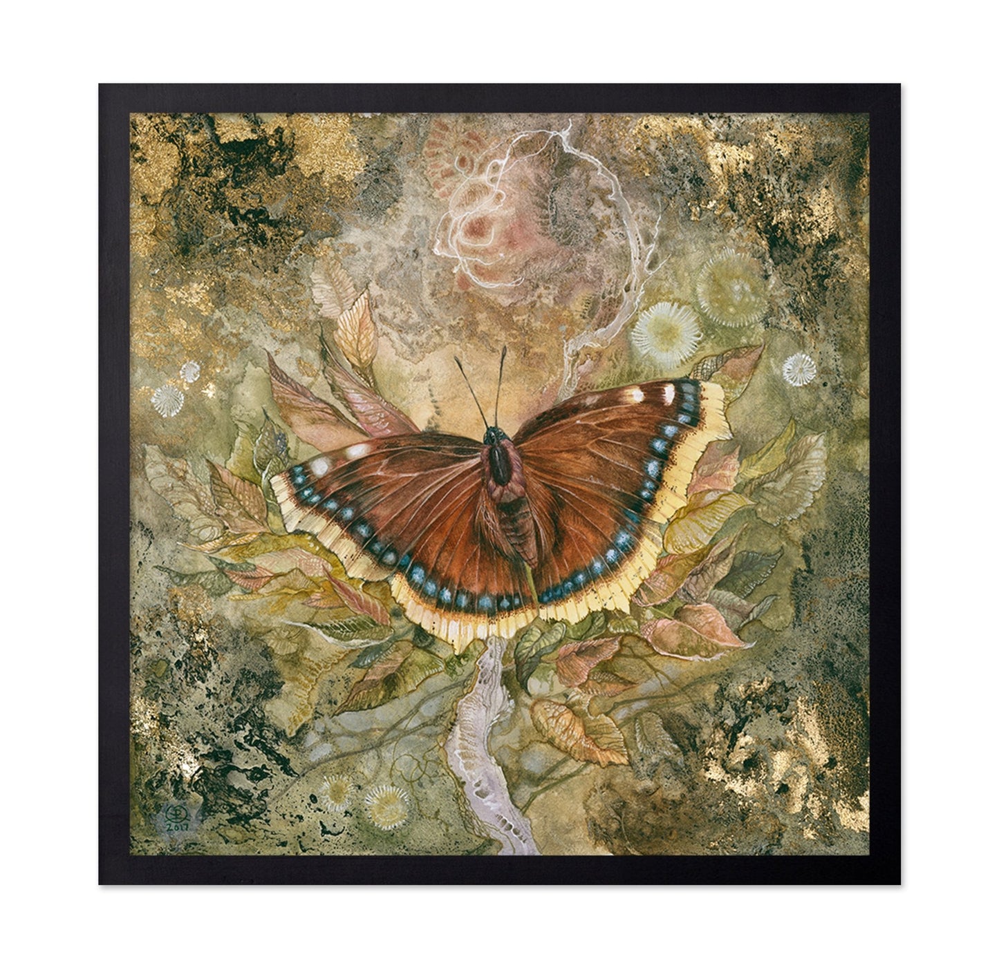 Golden Butterfly Bloom