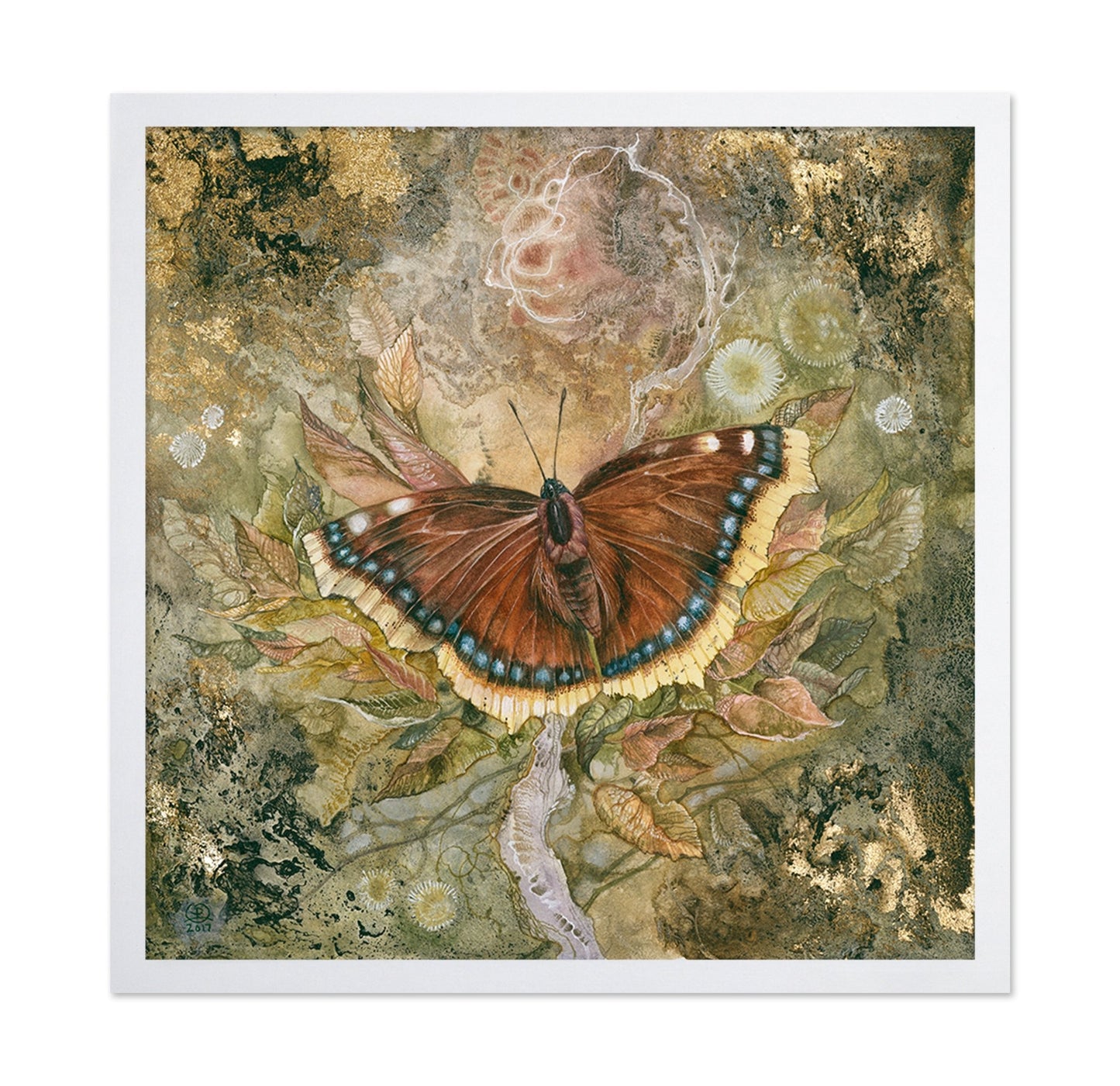 Golden Butterfly Bloom