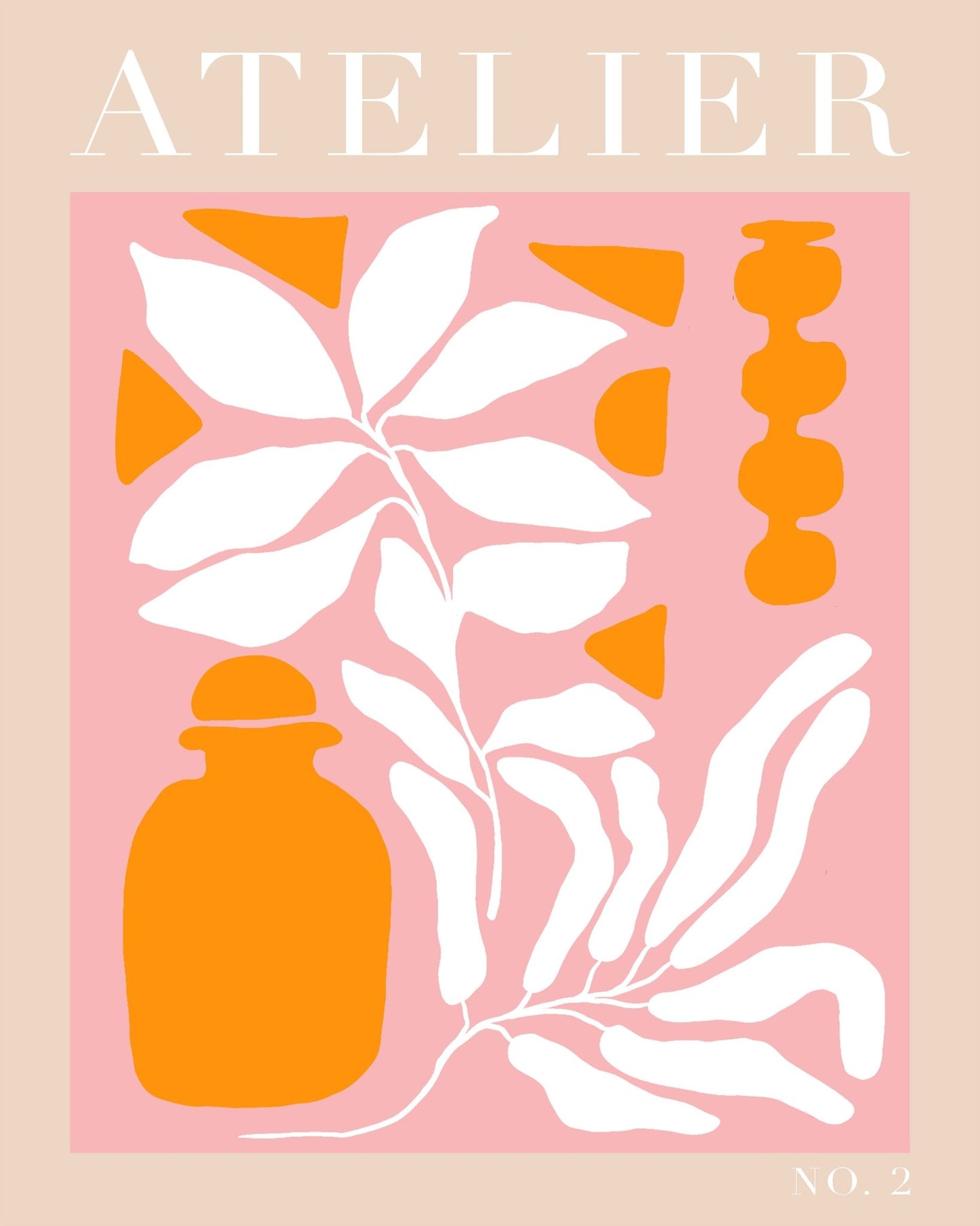 Modern Leaf Still Life