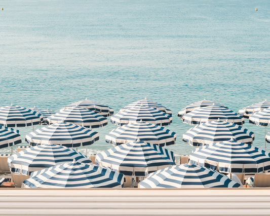 Coastal Umbrella Rows