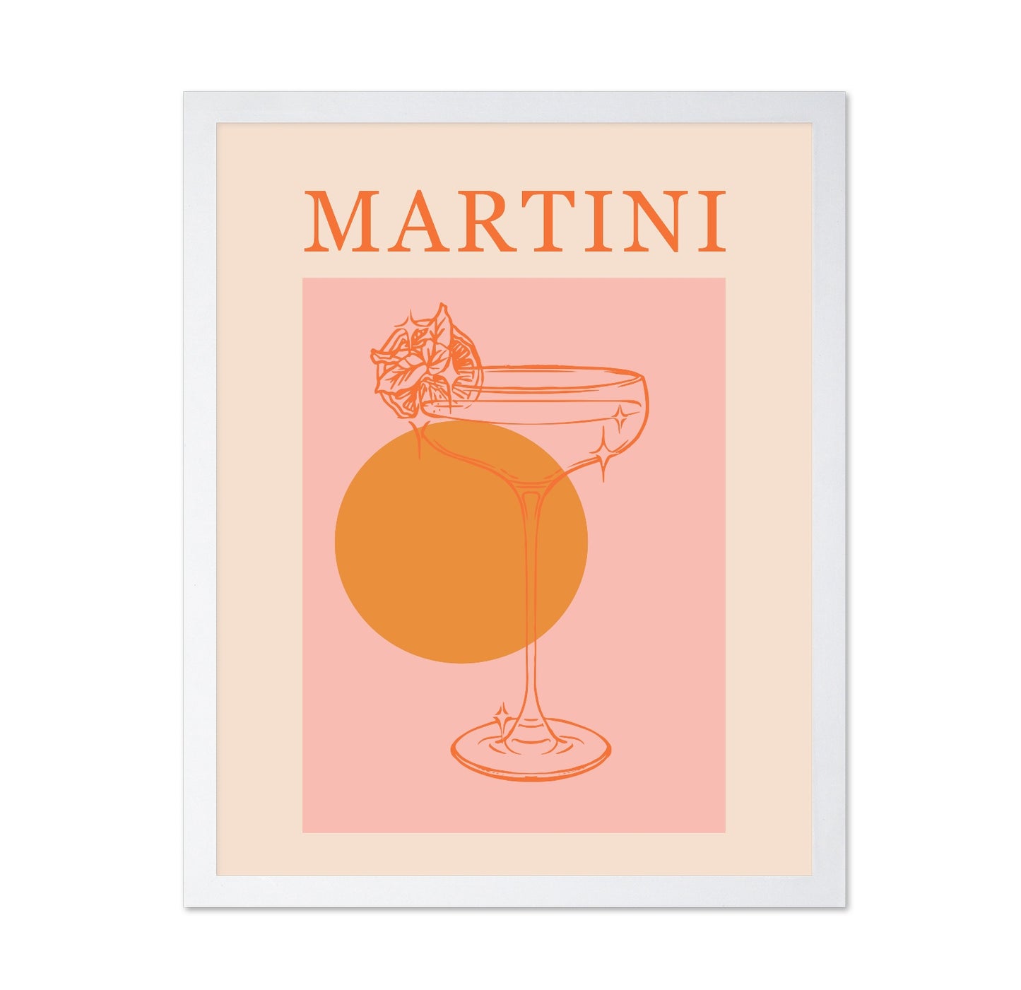 Martini Citrus Glass