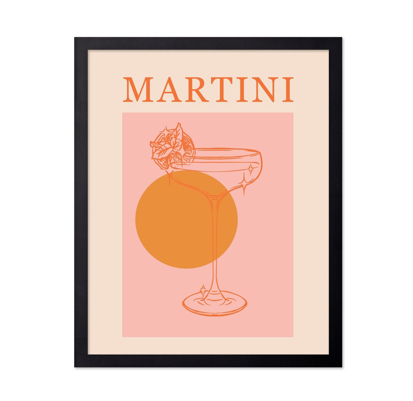 Martini Citrus Glass