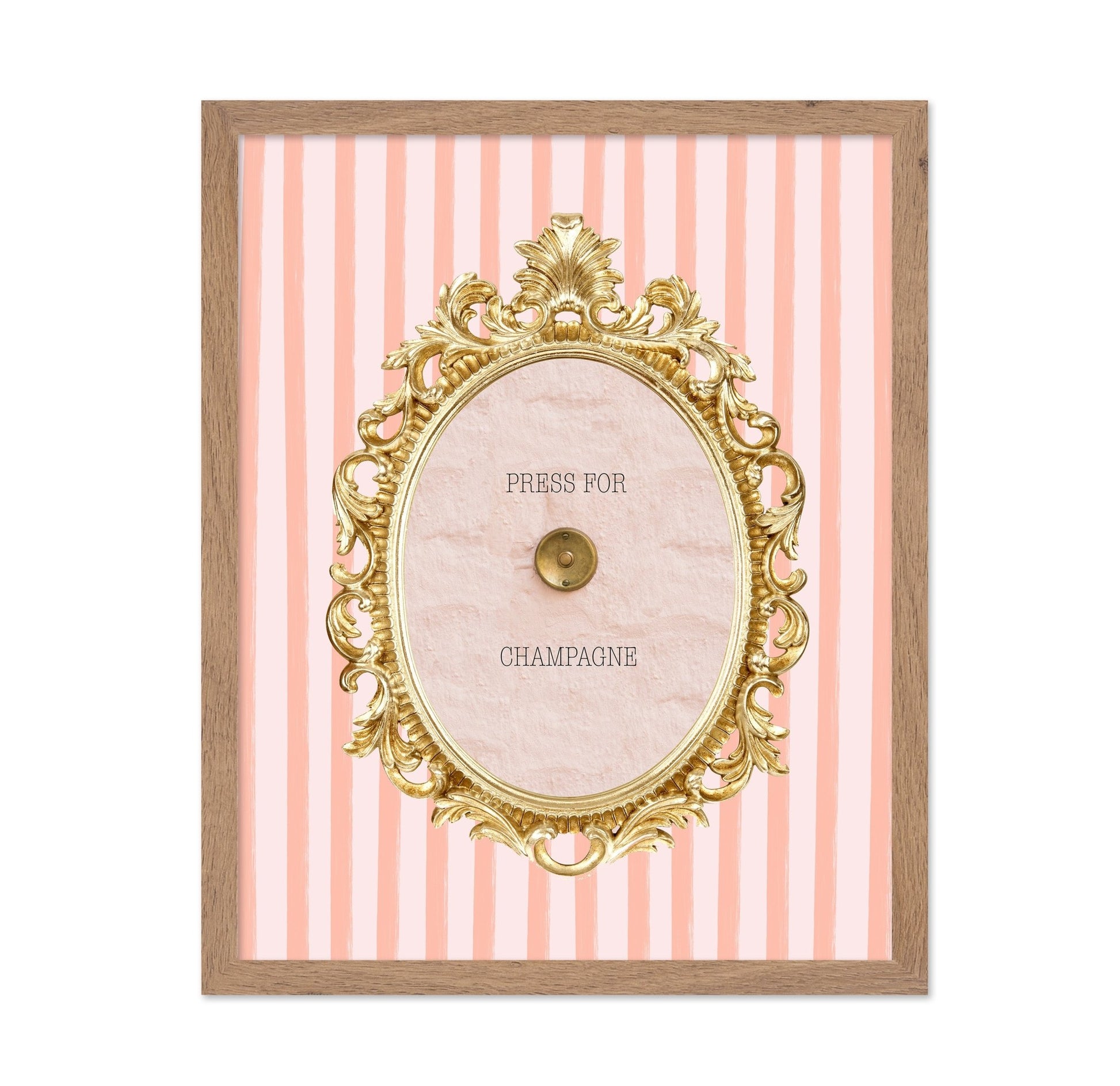 Champagne Button Frame