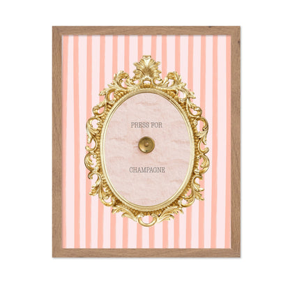 Champagne Button Frame