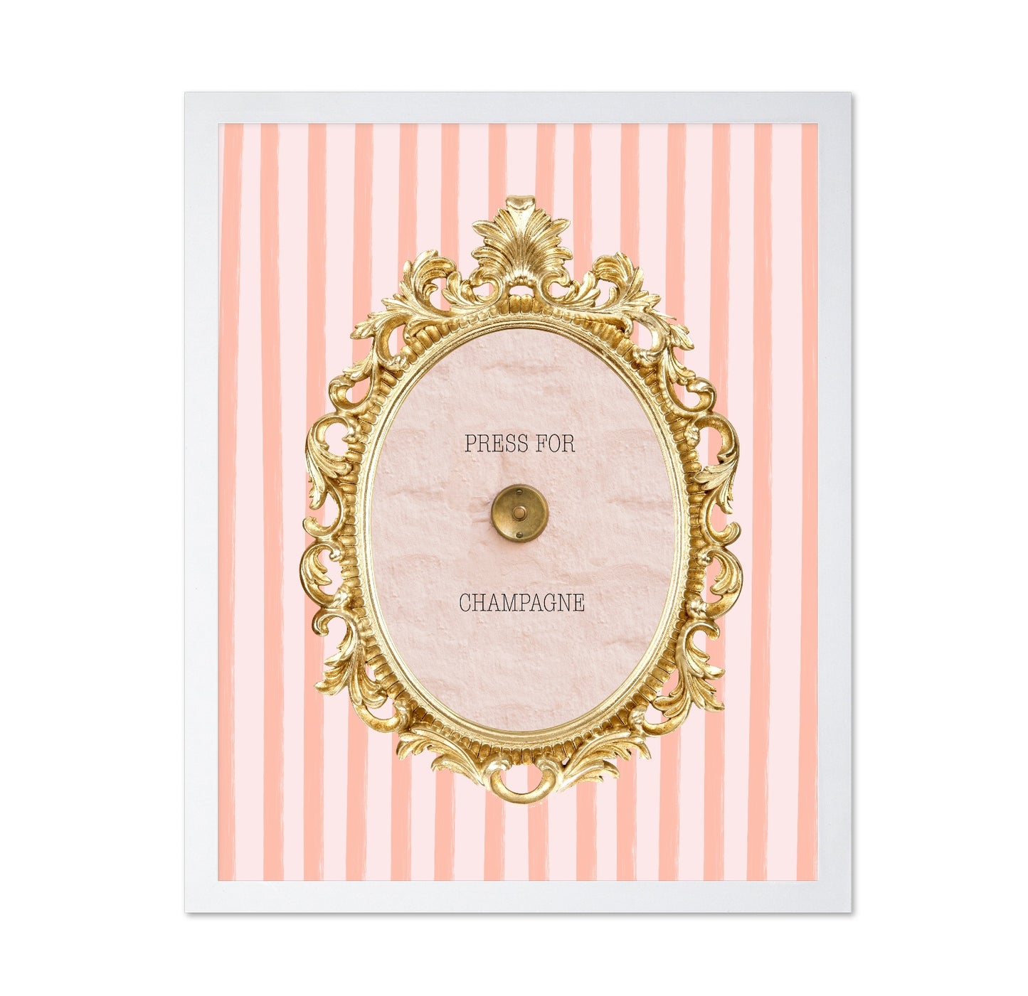 Champagne Button Frame