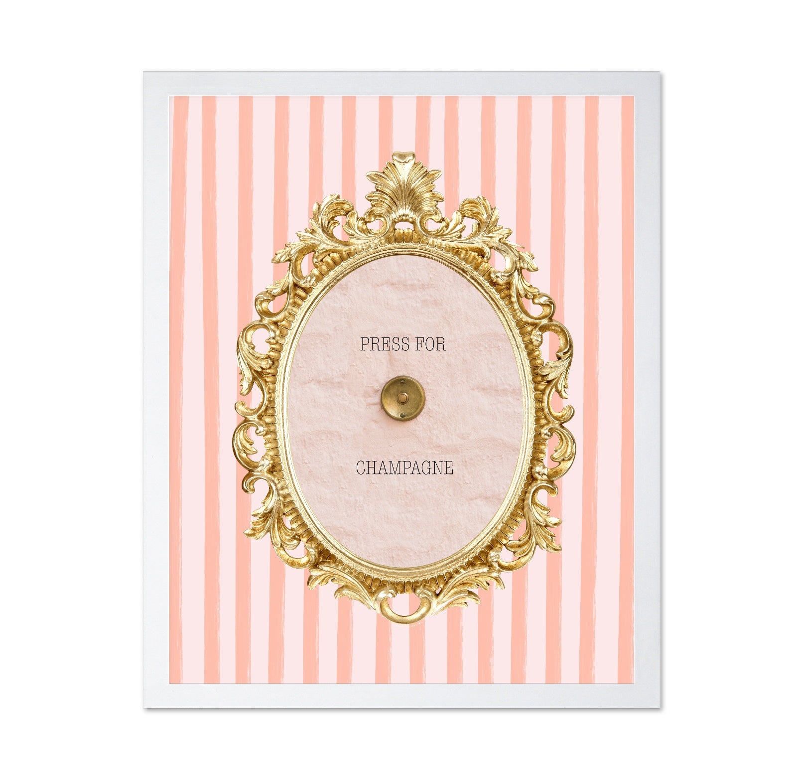 Champagne Button Frame