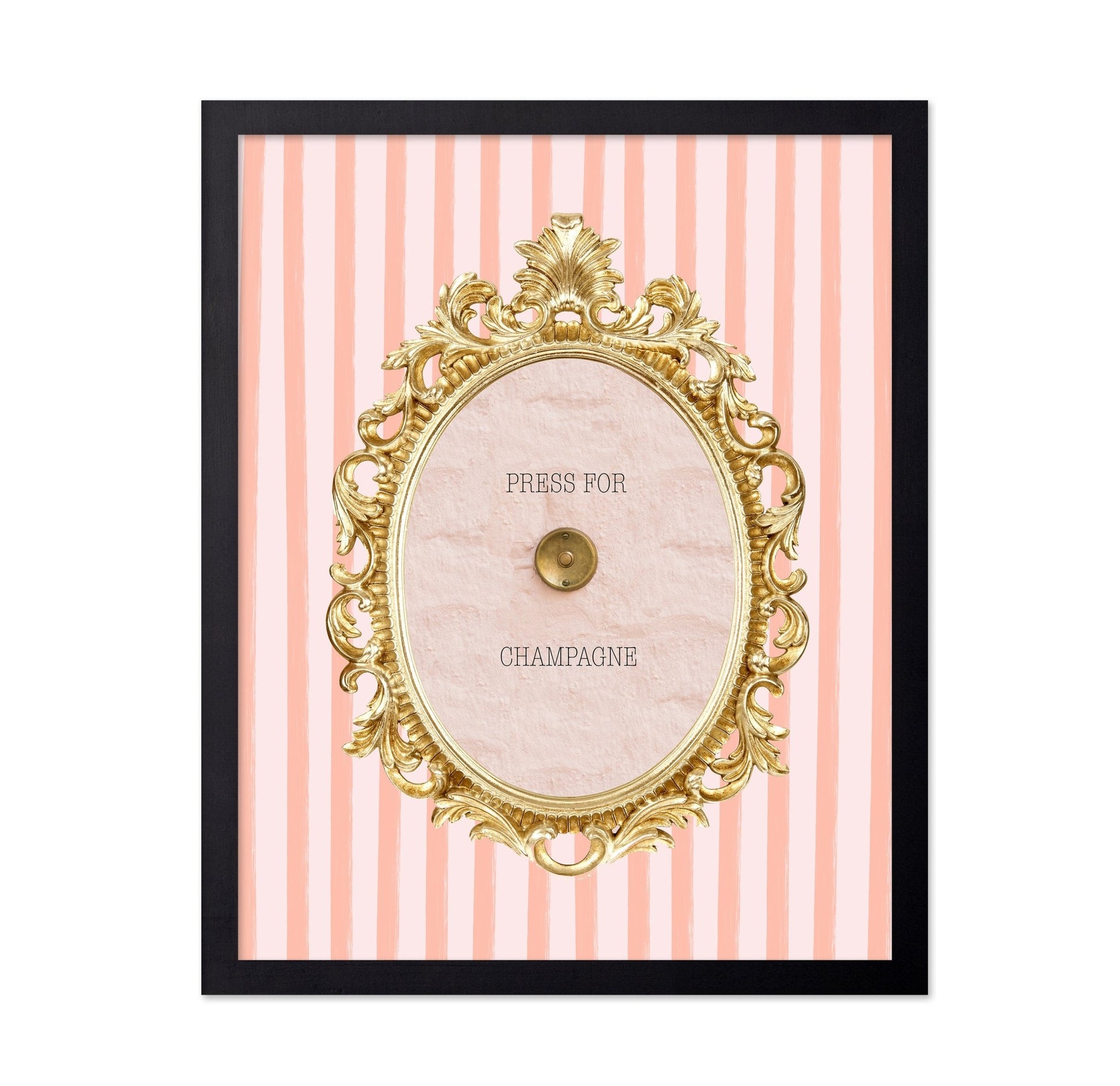 Champagne Button Frame