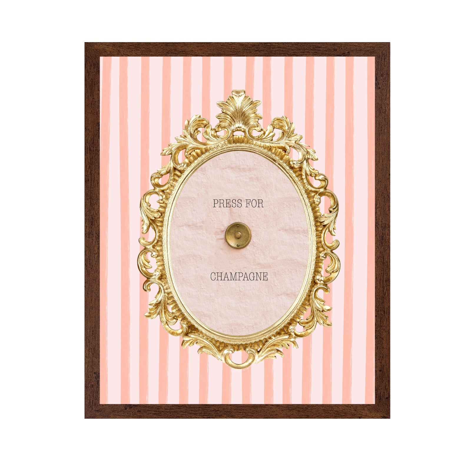 Champagne Button Frame