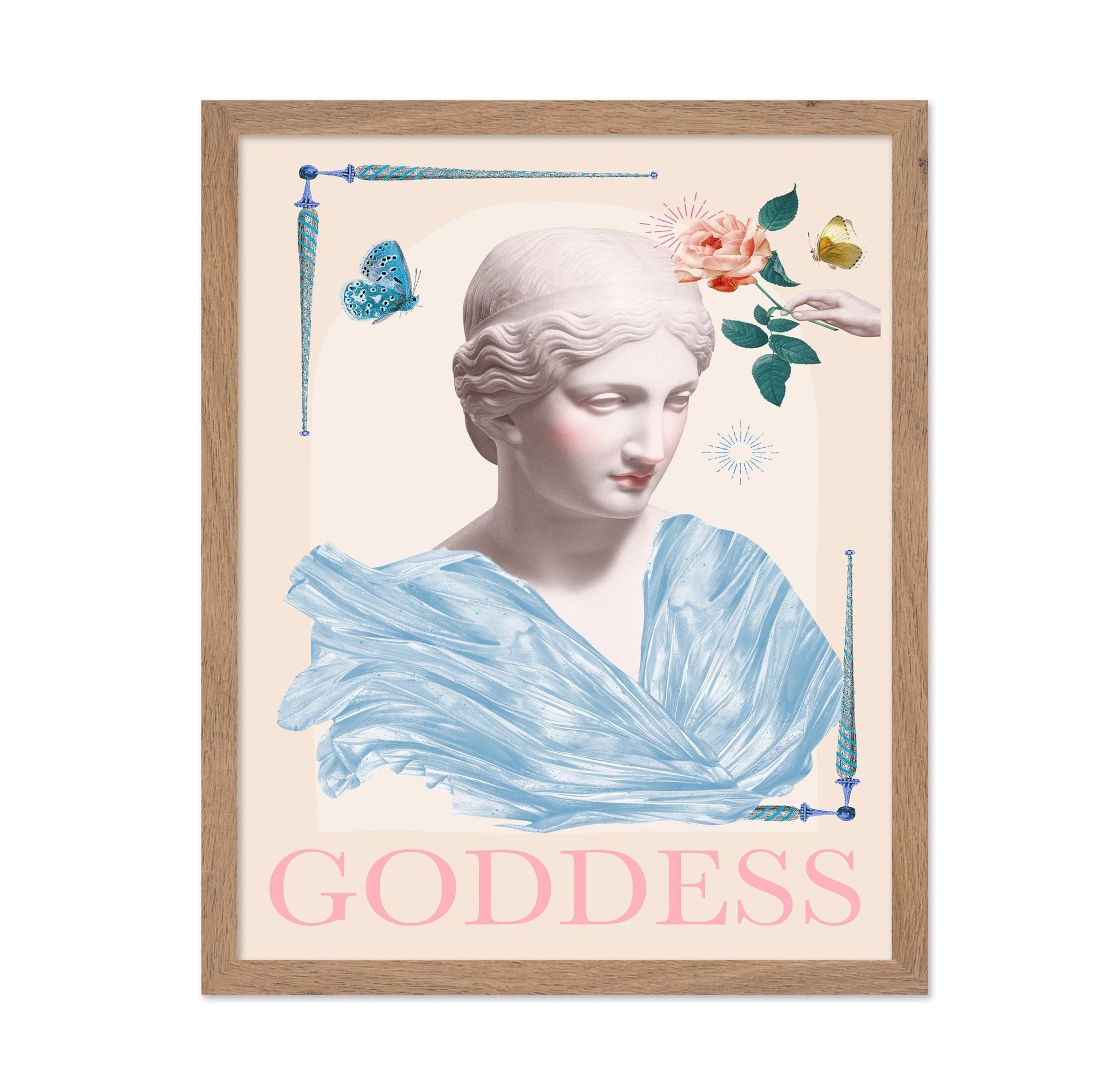 Goddess Floral Collage