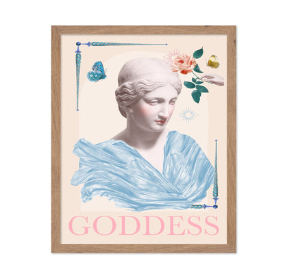 Goddess Floral Collage