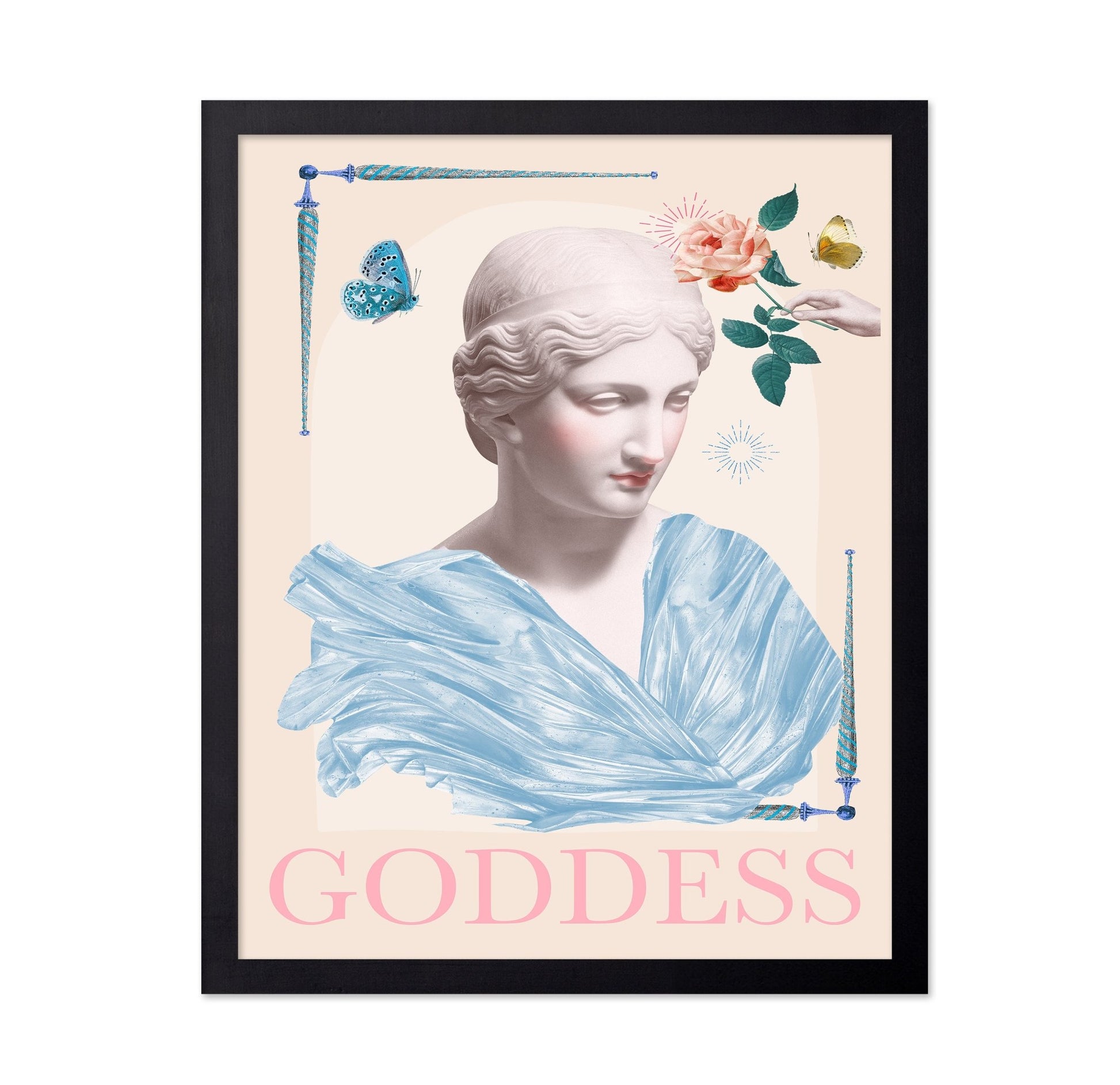 Goddess Floral Collage