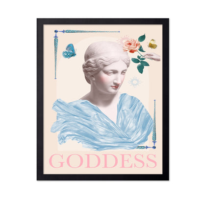 Goddess Floral Collage