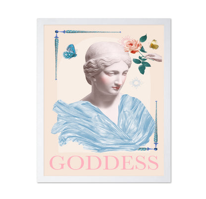 Goddess Floral Collage