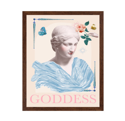 Goddess Floral Collage