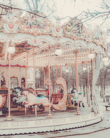 Pastel Carousel Ride