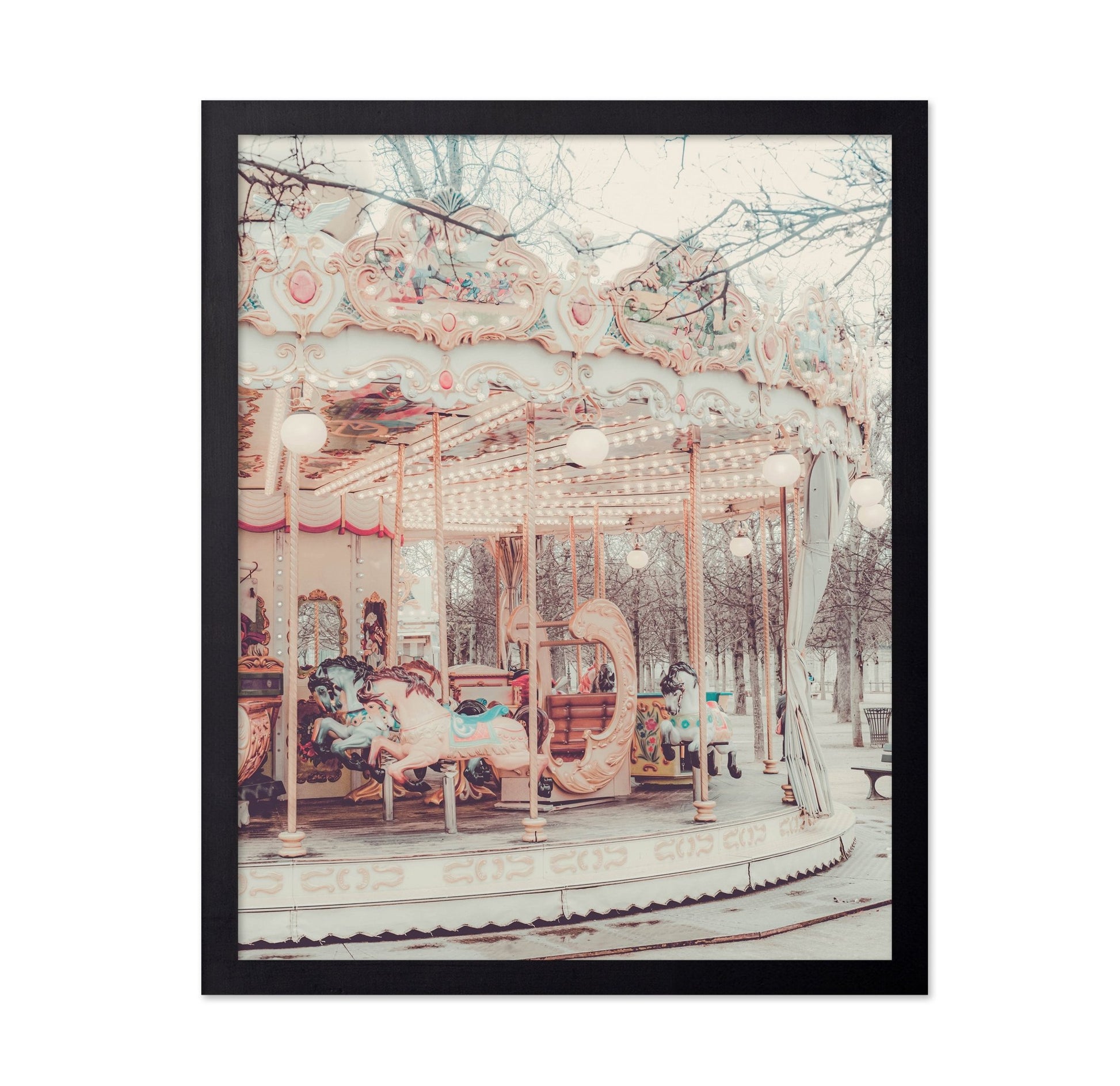 Pastel Carousel Ride