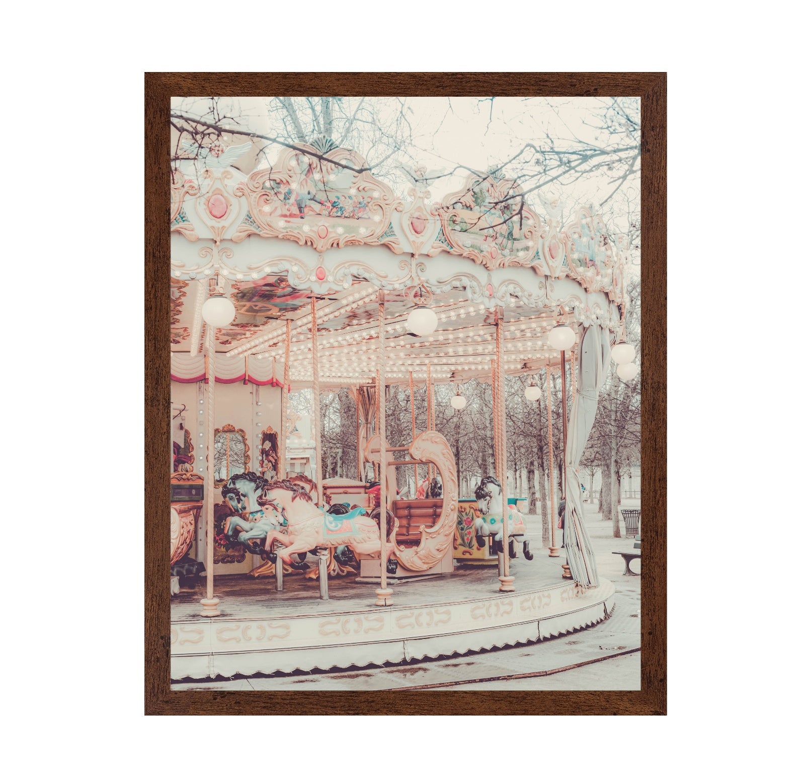 Pastel Carousel Ride