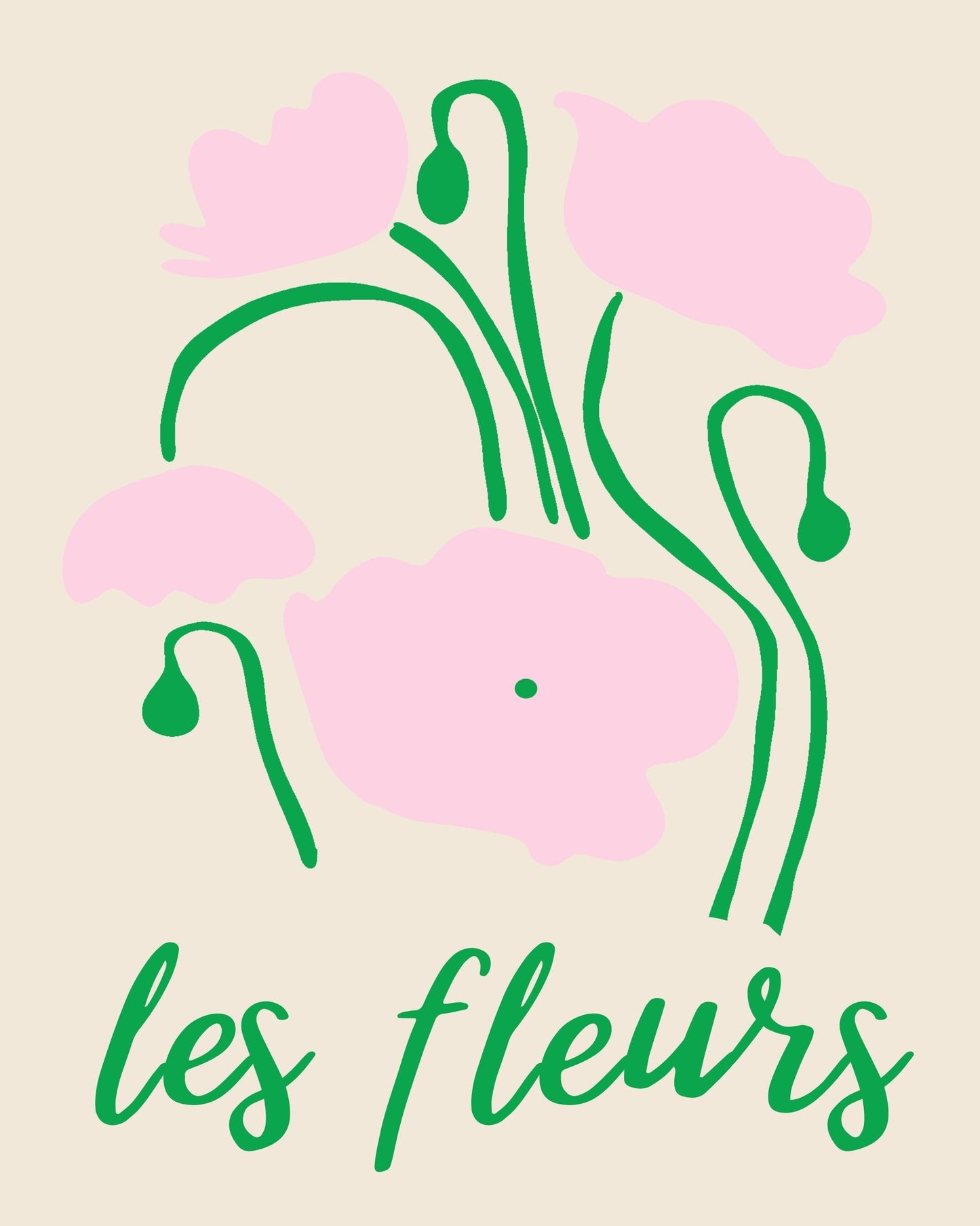 Pink Minimal Flowers