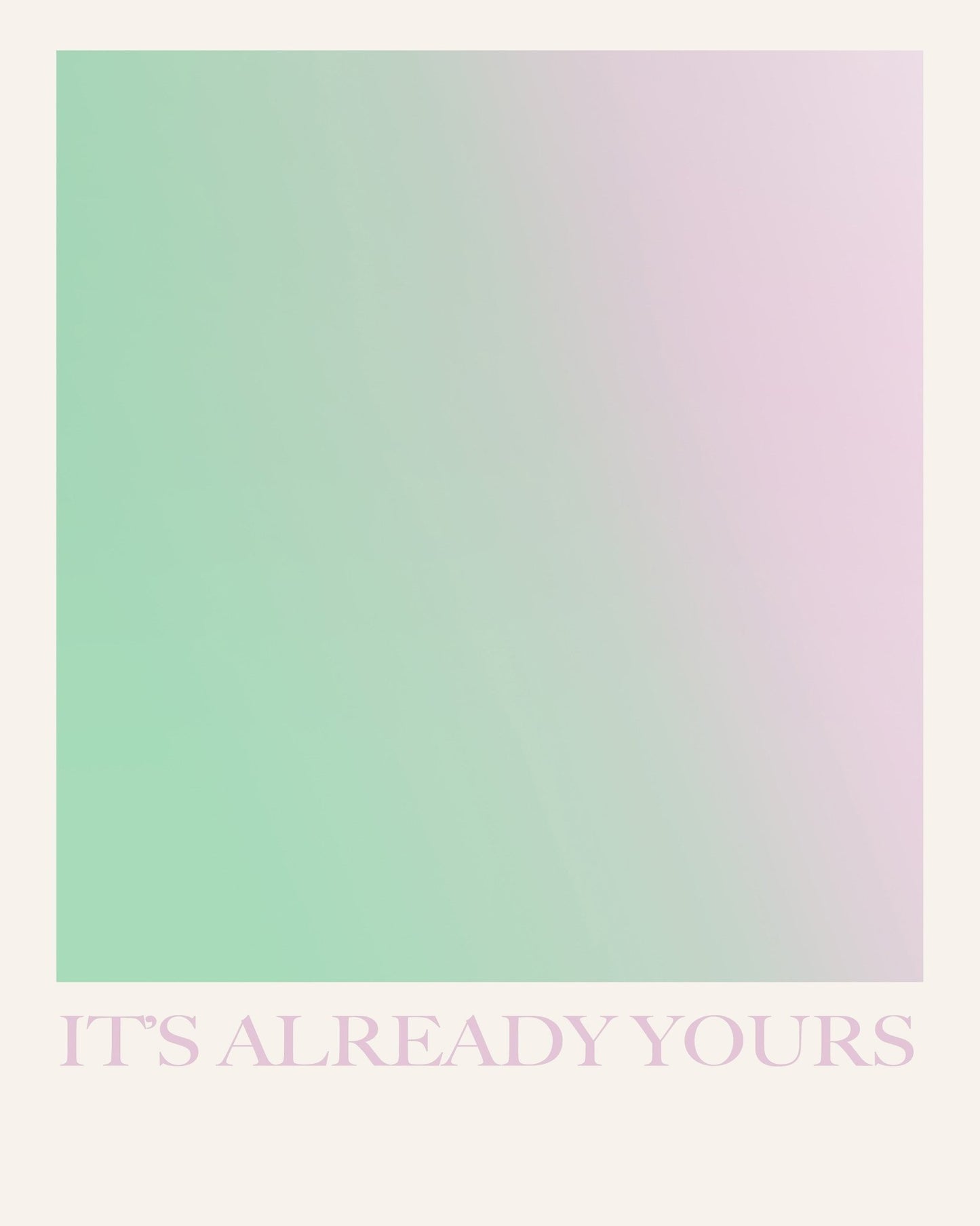 Soft Gradient Quote