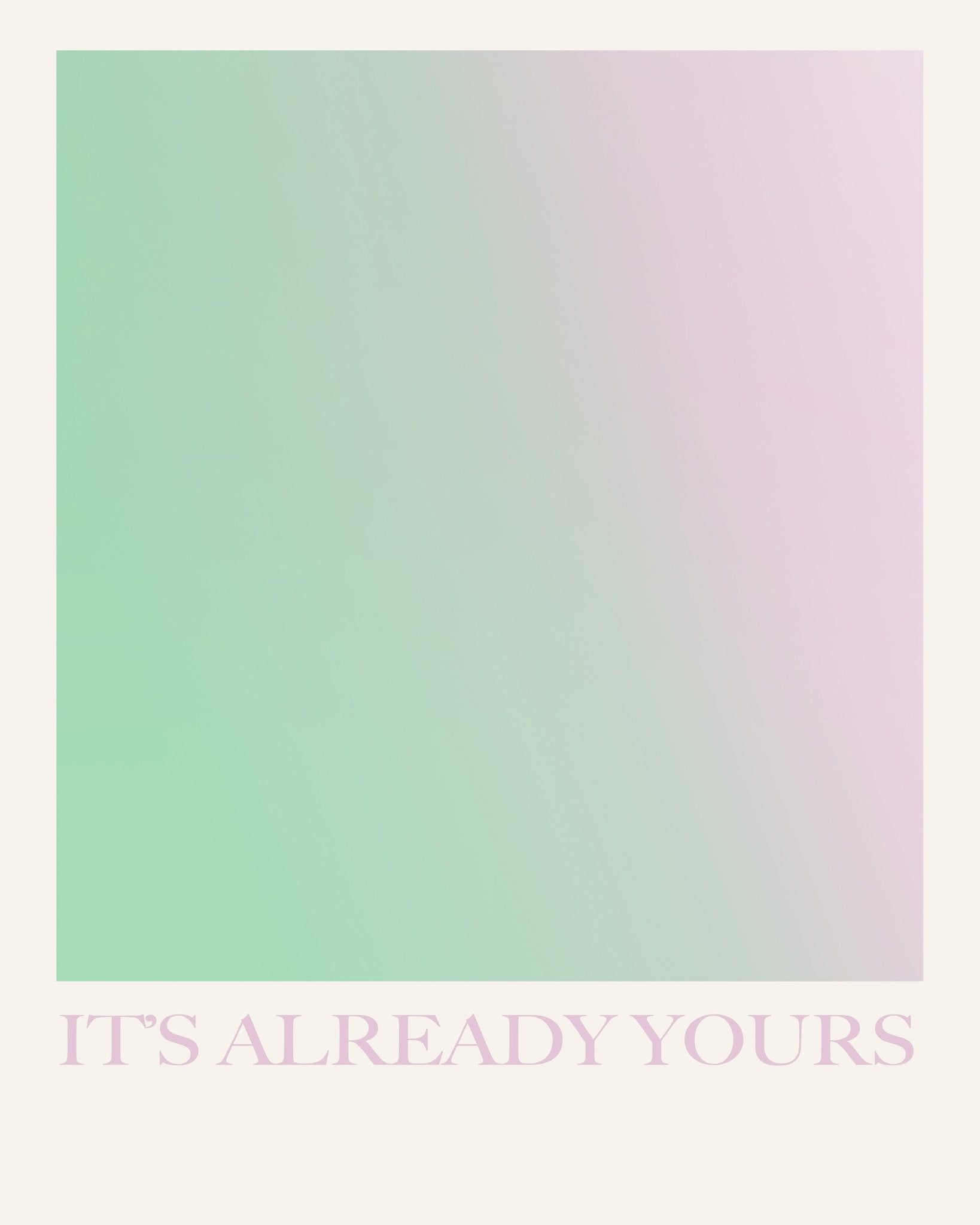 Soft Gradient Quote