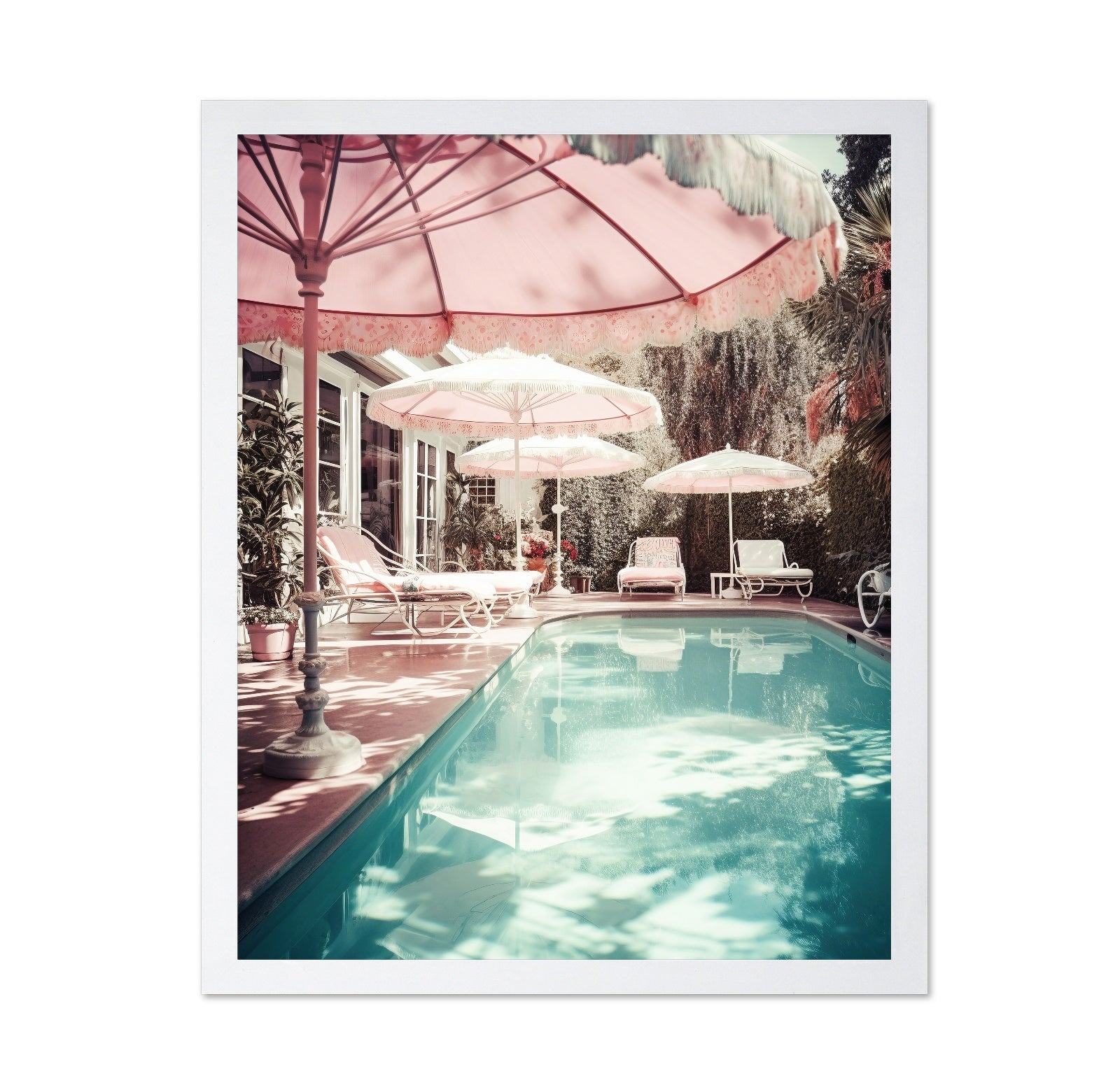 Pink Poolside Escape No1