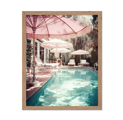 Pink Poolside Escape No1