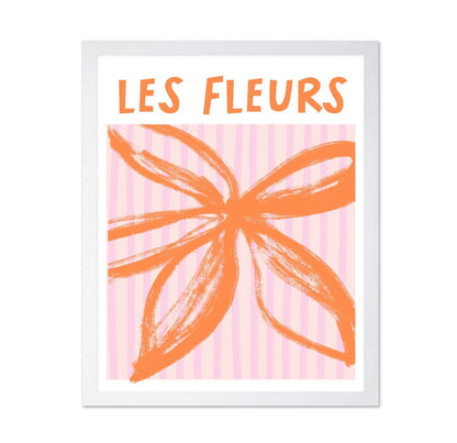 Orange Floral Burst