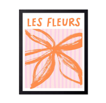Orange Floral Burst