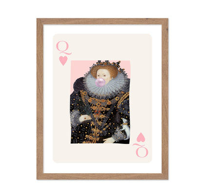 Queen Bubble Portrait