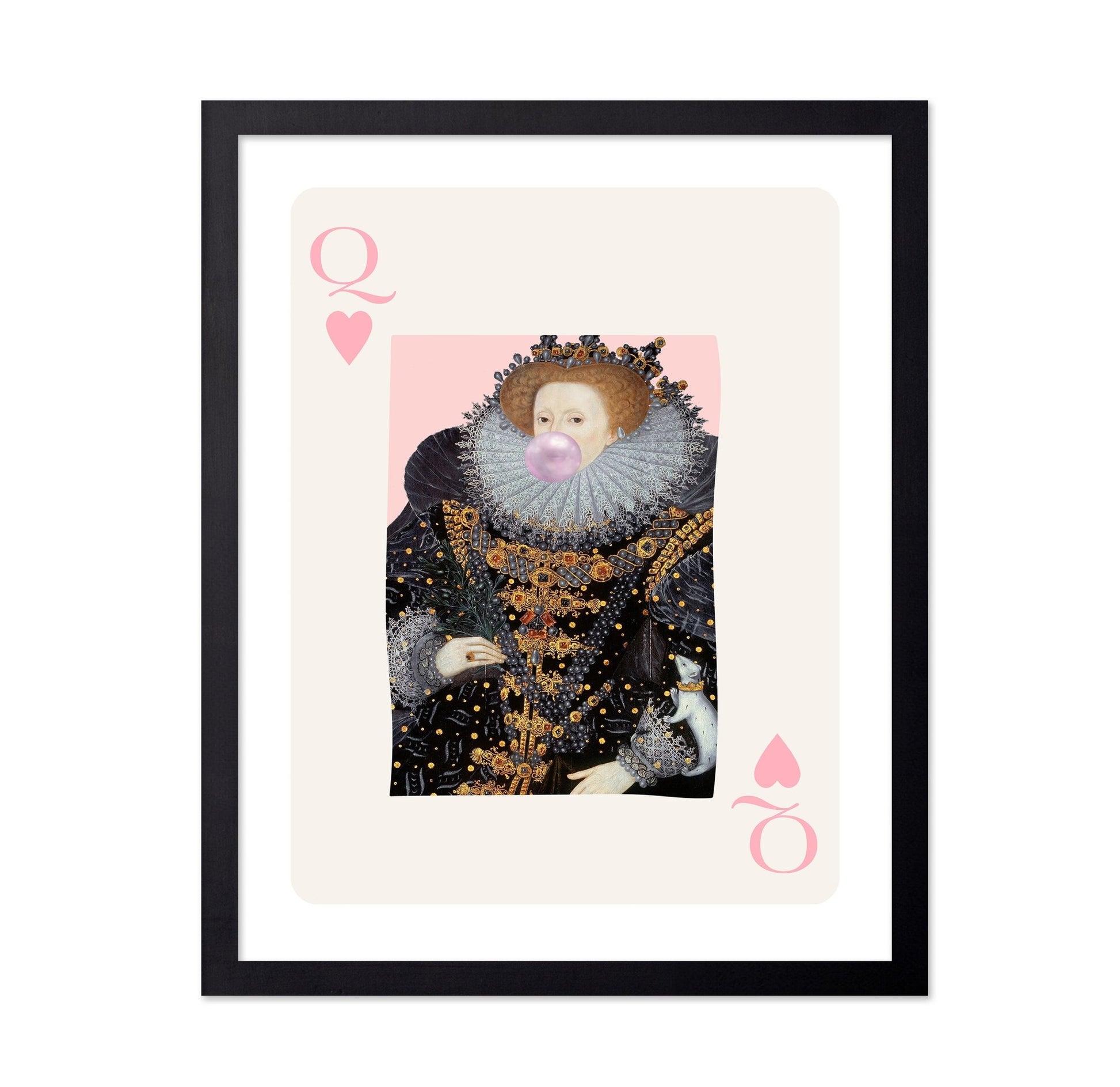 Queen Bubble Portrait