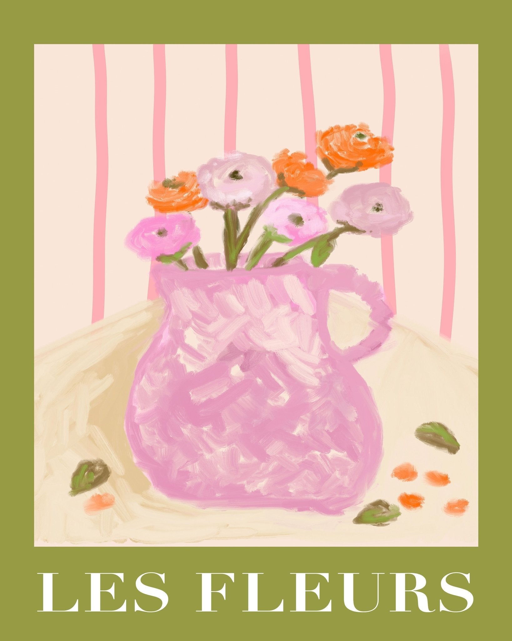 Pink Flower Vase
