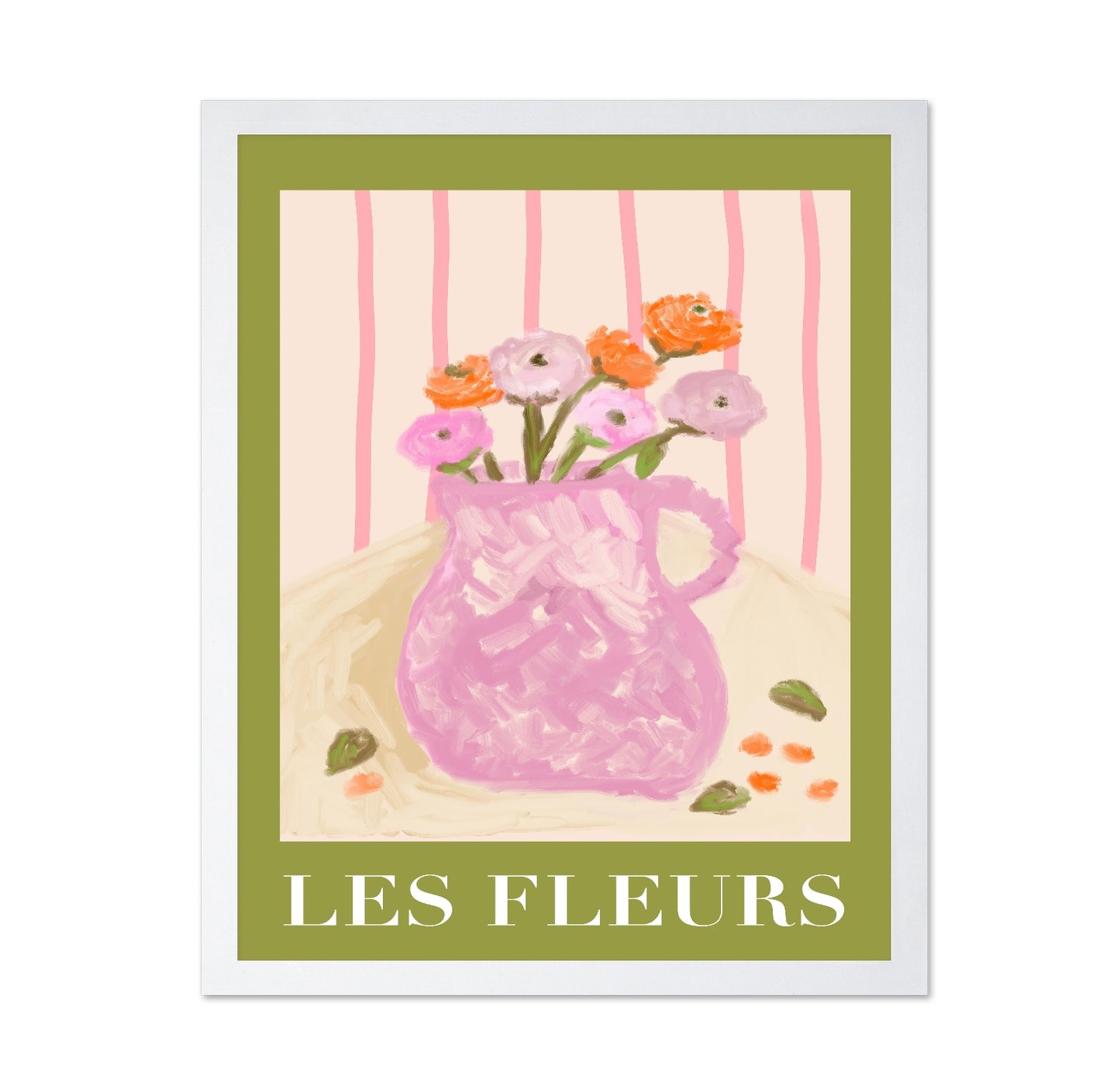 Pink Flower Vase