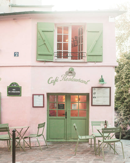 Paris Cafe Pastel