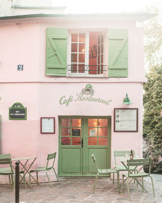 Paris Cafe Pastel